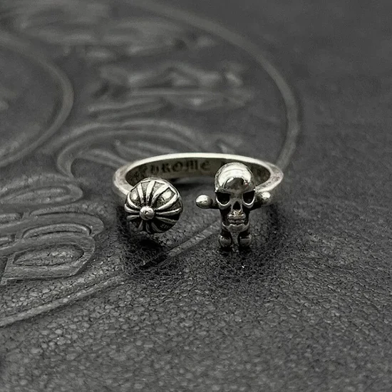 Chrome Hearts Skull Shell Motif Ring クロムハーツ スカル シェル モチーフ リング