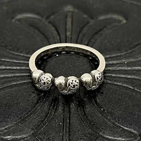 Chrome Hearts Beaded Ornamental Ring クロムハーツ ビーデッド オーナメンタル リング